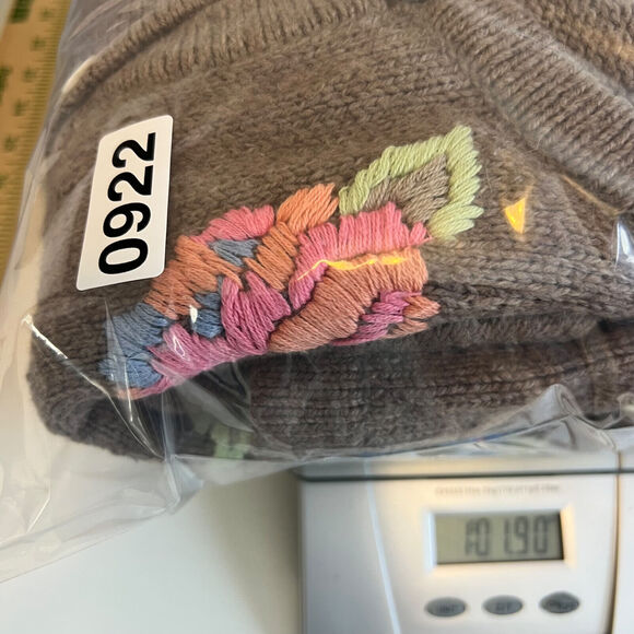 Crazy Horse Sweater Womens 1X Floral Silk Blend Cardigan Boho Cottage Hippie - Picture 10 of 10